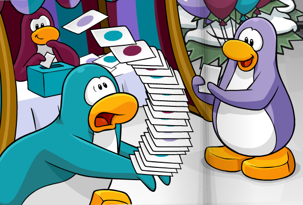 Now, the voting has closed to vote for Club Penguin's new penguin colour.